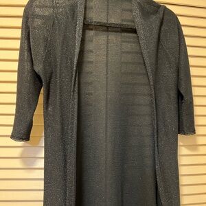 Black sparkling light weight open top cover